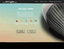 Tablet Screenshot of mi-light.com